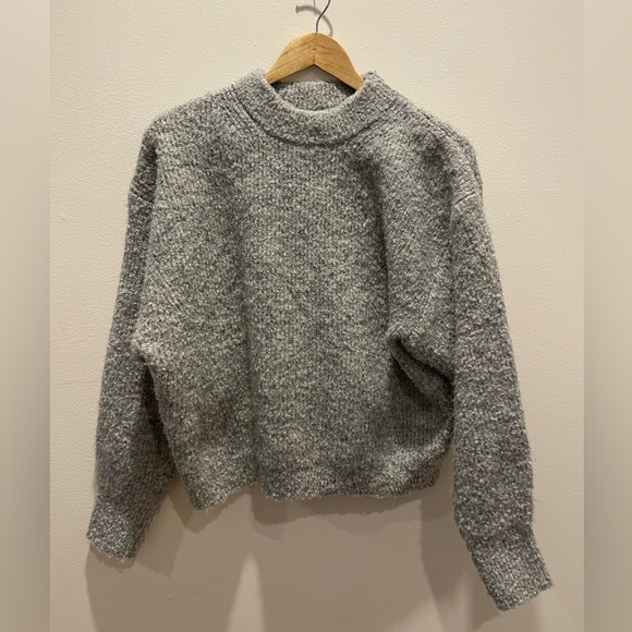 Le Bon Shoppe Elise Sweater in Heather Grey - Picture 3 of 6
